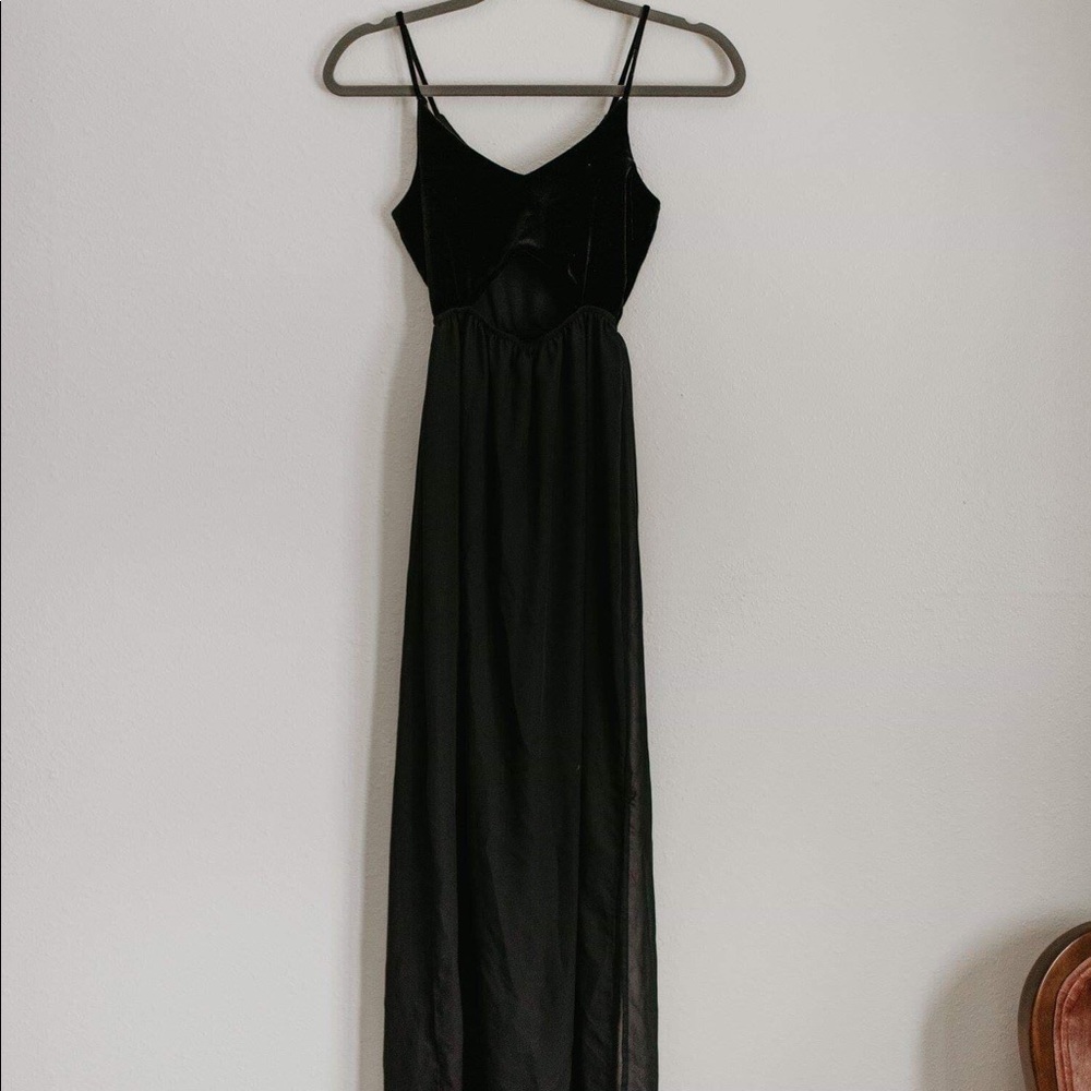 LA Hearts Black Cutout Dress